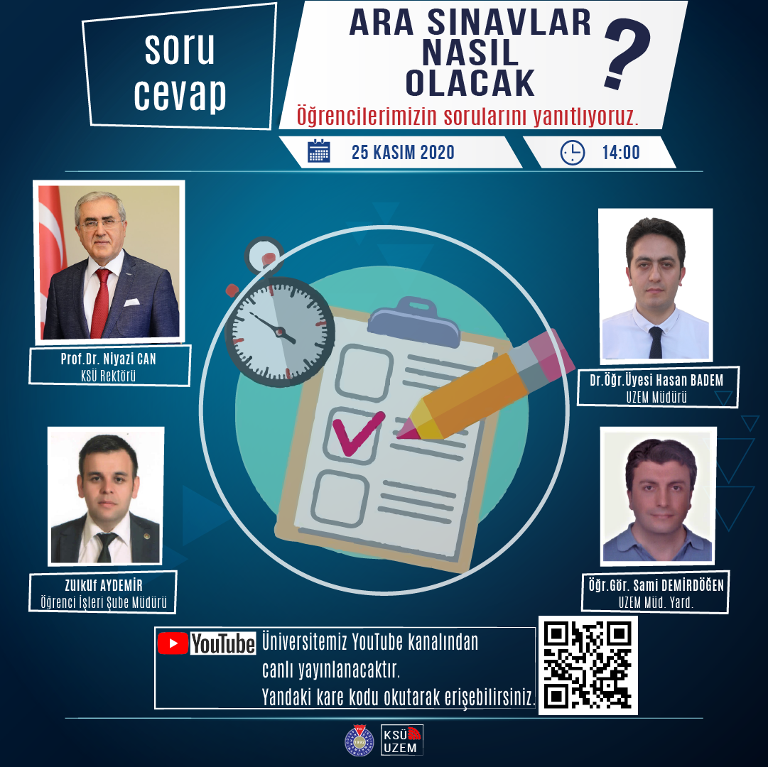 Ara Sınavların Nasıl Yapılacağına Yönelik Canlı Yayın